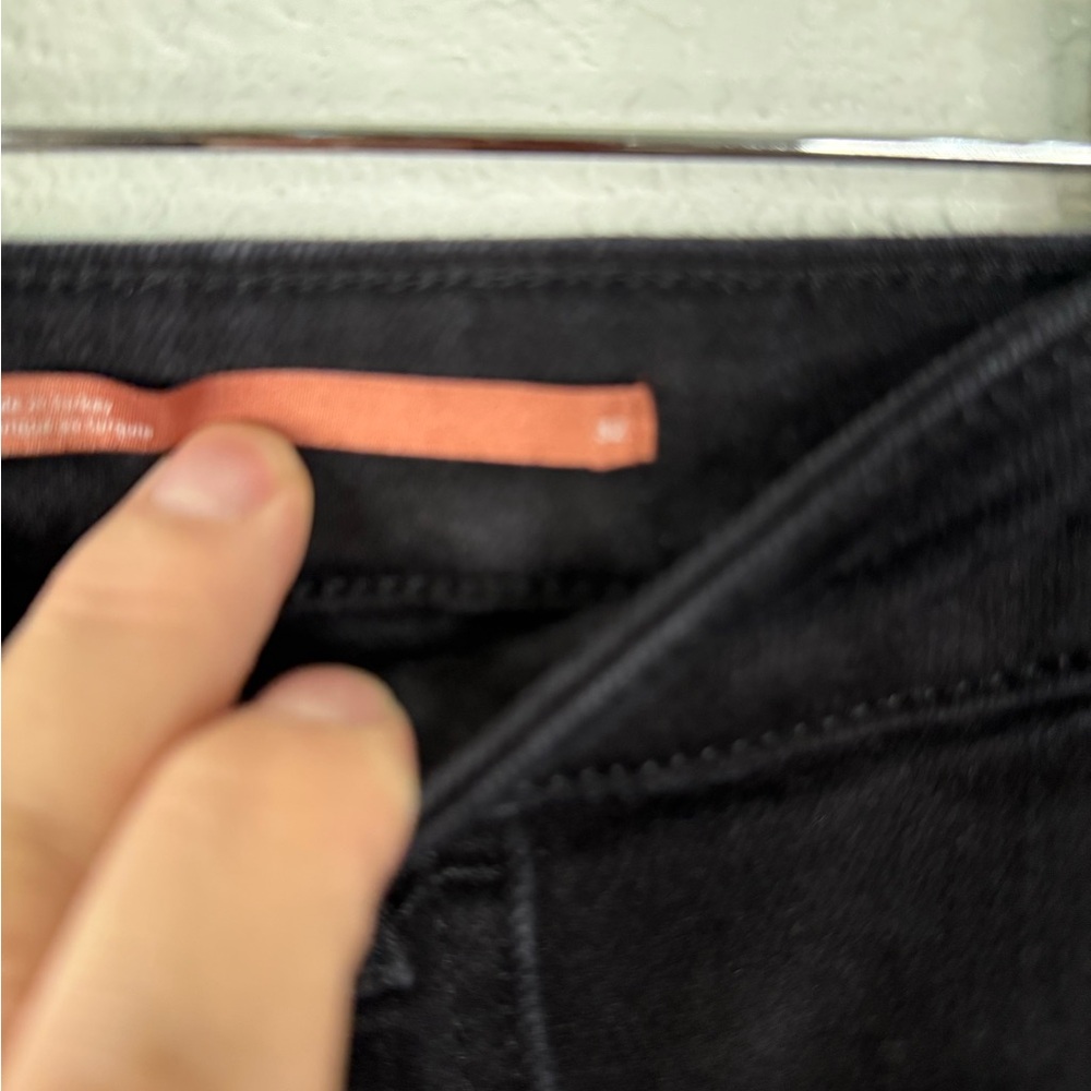 Anthropologie Pilcro The Icon Mid Rise Flare Black Wash Jeans Casual Boho Office - Picture 10 of 10
